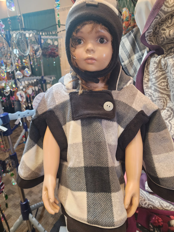 Luxe : Black Plaid : Age 1-3yrs SET