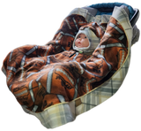 Plaid Football [Hoodless]: Non-Walker