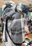 Luxe : Grey/Black Plaid [Hoodless] : Non-Walker