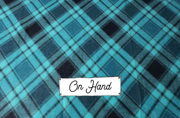 Teal / Black Plaid